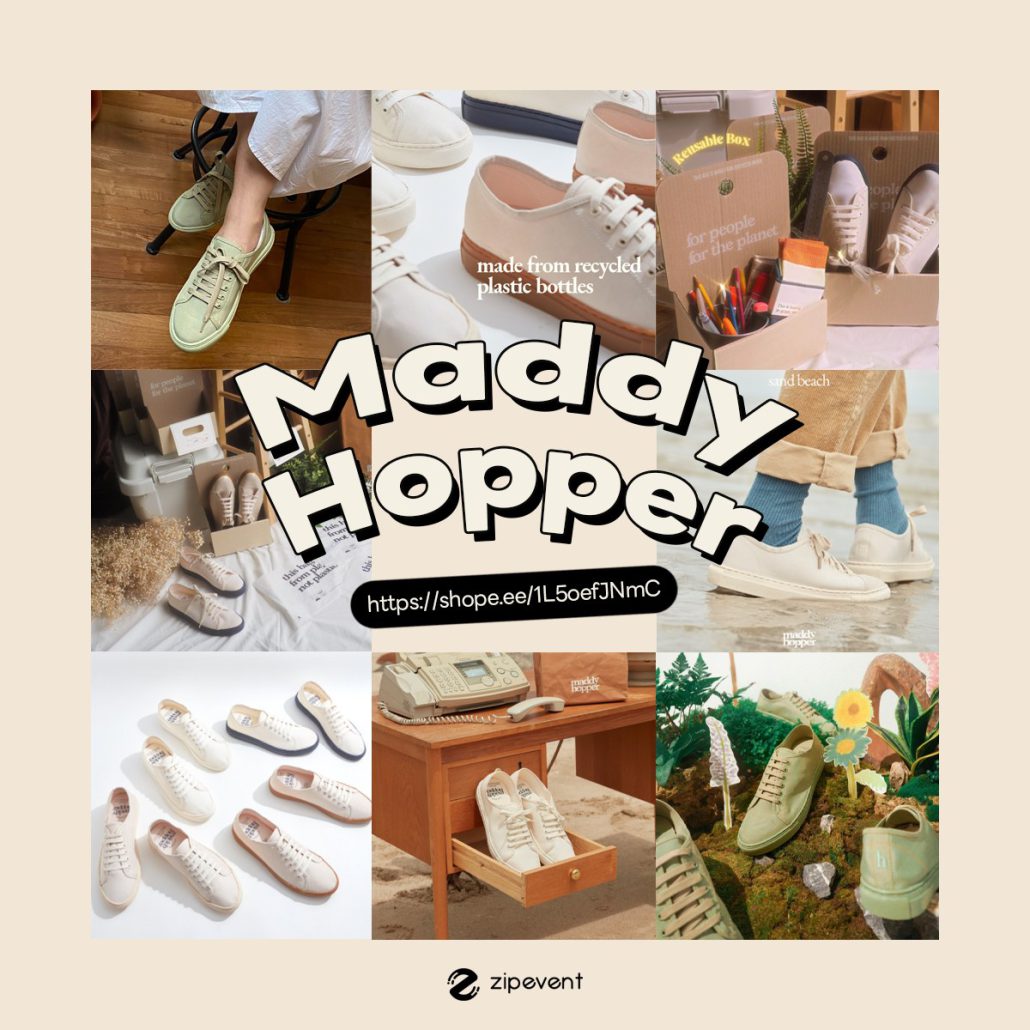 รองเท้าผ้าใบแบรนด์ไทย แบรนด์ Maddy Hopper