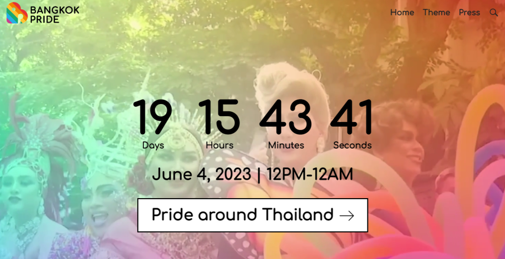 Bangkok Pride 2023 Zipevent Pride Month