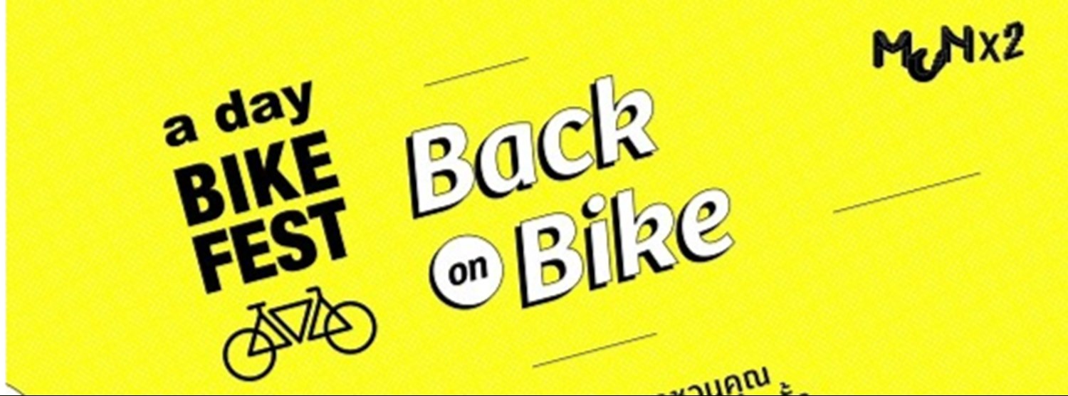 a day BIKE FEST : back on bike Zipevent