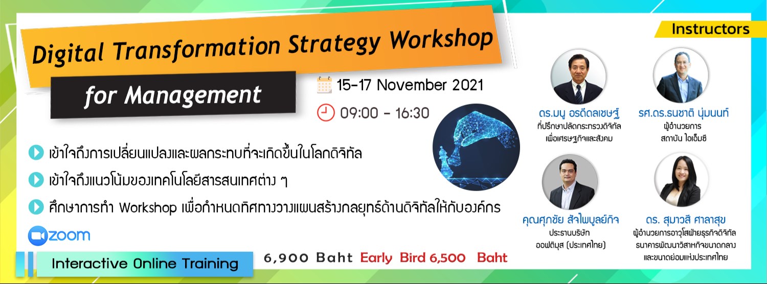 (Interactive Online) Digital Transformation Strategy Workshop for Management Zipevent
