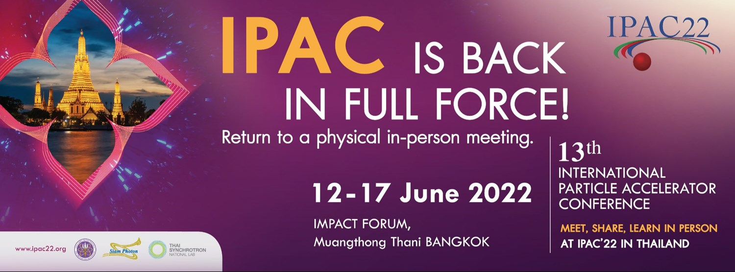 IPAC22 13th International Particle Accelerator Conference Zipevent