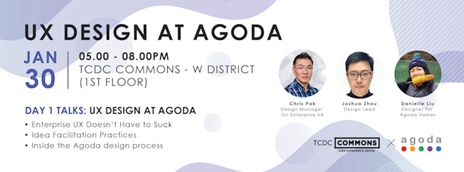 Talk: UX Design at Agoda Zipevent