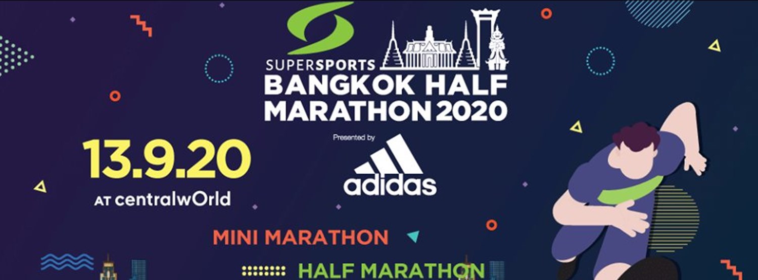 Supersports Bangkok Half Marathon 2020 Presented by Adidas | Zipevent ...