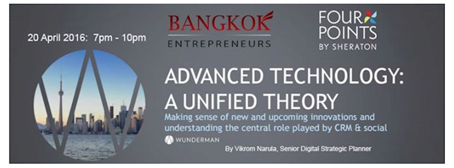 Bangkok Entrepreneurs! Advanced Technology Zipevent