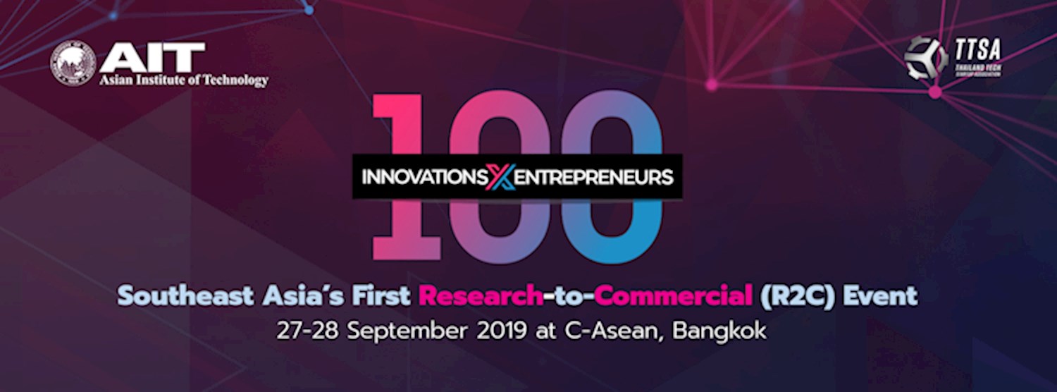 100 Innovations x Entrepreneurs 2019  [100X] Zipevent