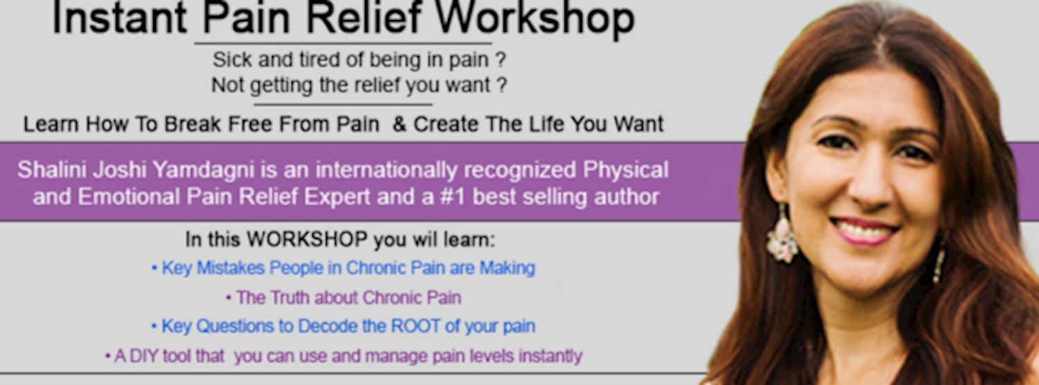 Instant Pain Relief Workshop  Zipevent