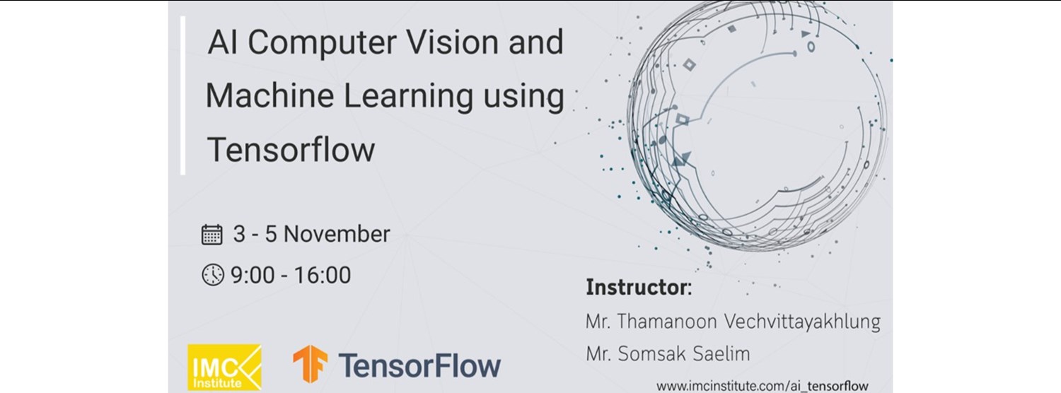 AI Computer Vision and  Machine Learning in Tensor Flow Zipevent