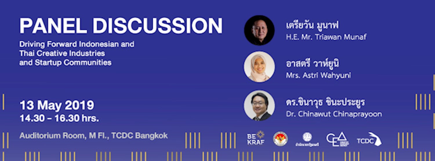 Panel Discussion: “Driving Forward Indonesian and Thai Creative Industries and Startup Communities” Zipevent
