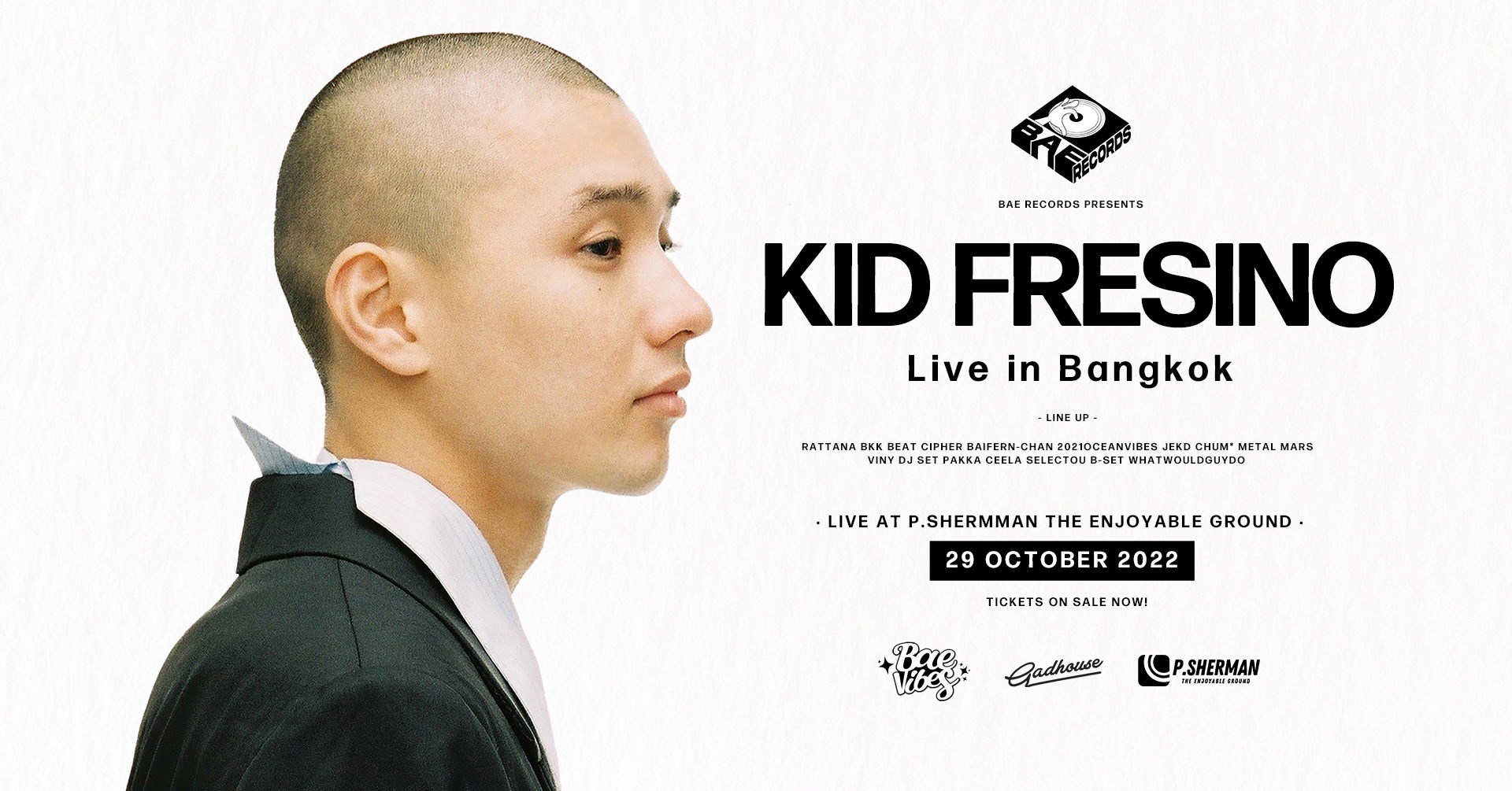 KID FRESINO LIVE IN BANGKOK | Zipevent - Inspiration Everywhere