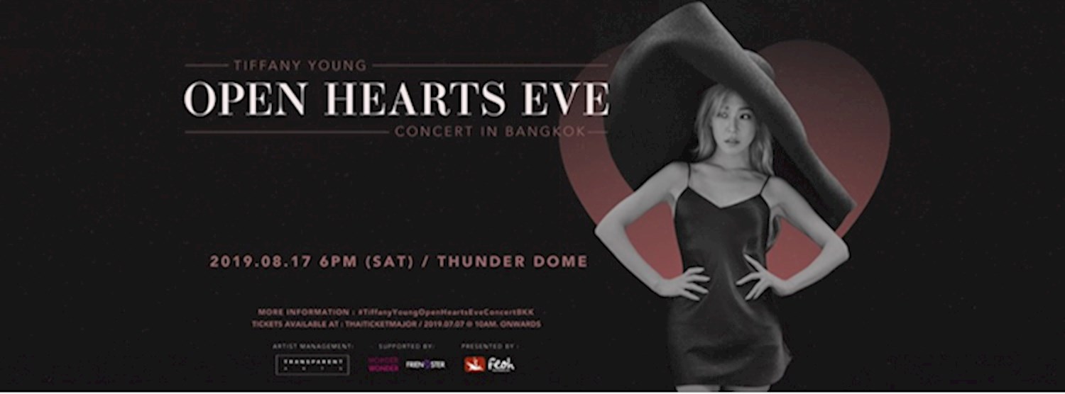 TIFFANY YOUNG OPEN HEARTS EVE CONCERT IN BANGKOK Zipevent