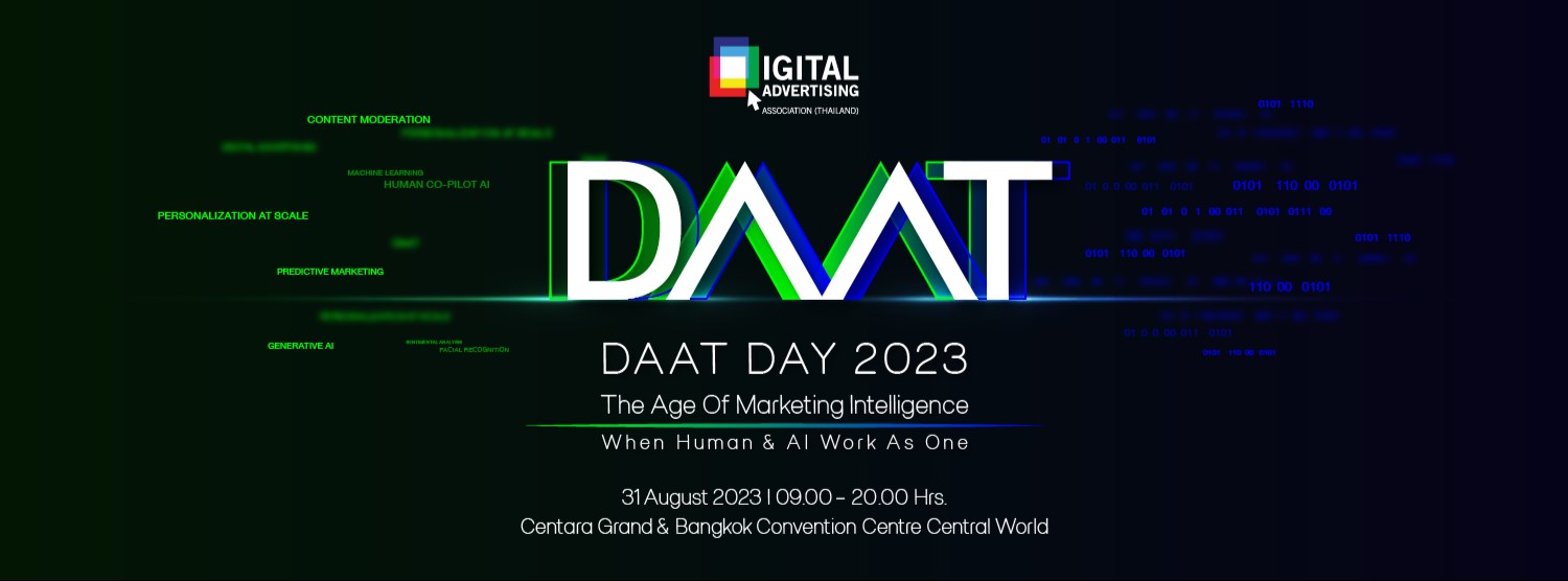 DAAT DAY 2023 - The Age Of Marketing Intelligence  When Human & AI Work As One Zipevent